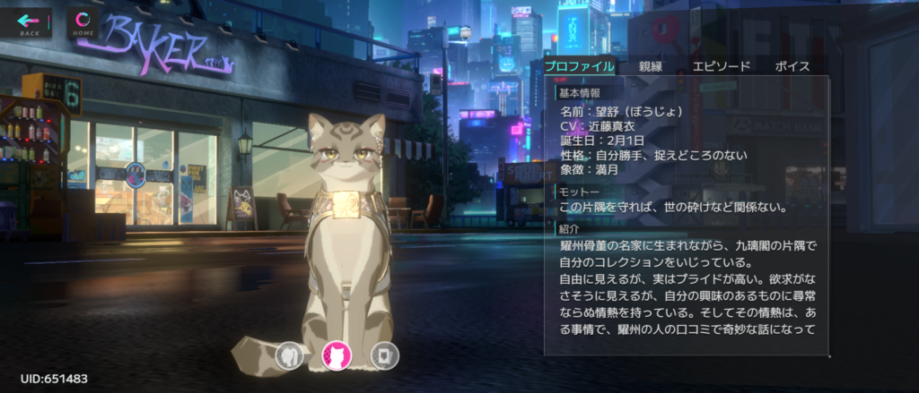 キャットファンタジーのバトル画面
