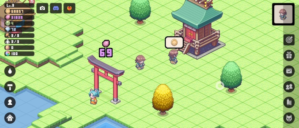 実際のゲームプレイ画面