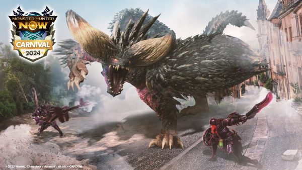 モンスターハンターNowの戦闘シーン