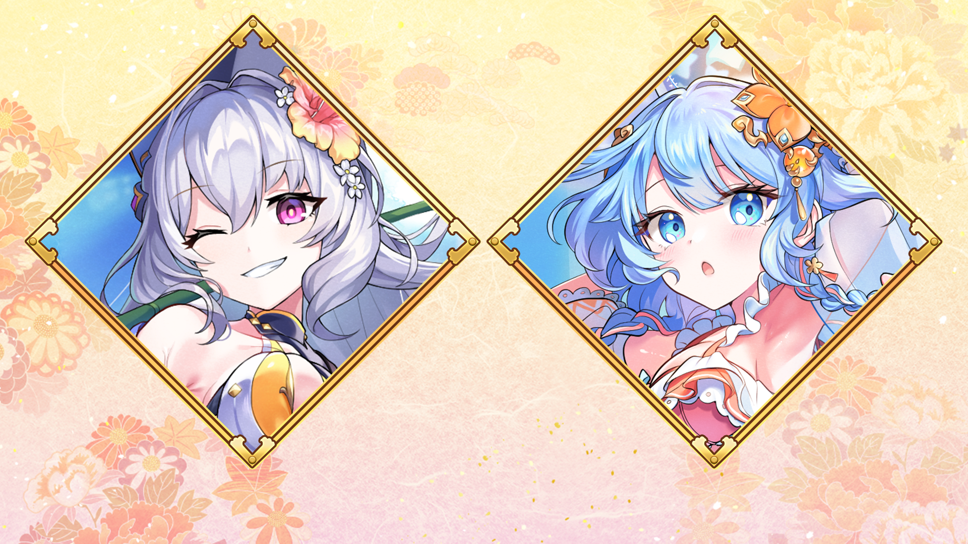 個性豊かな式神たちのイラスト